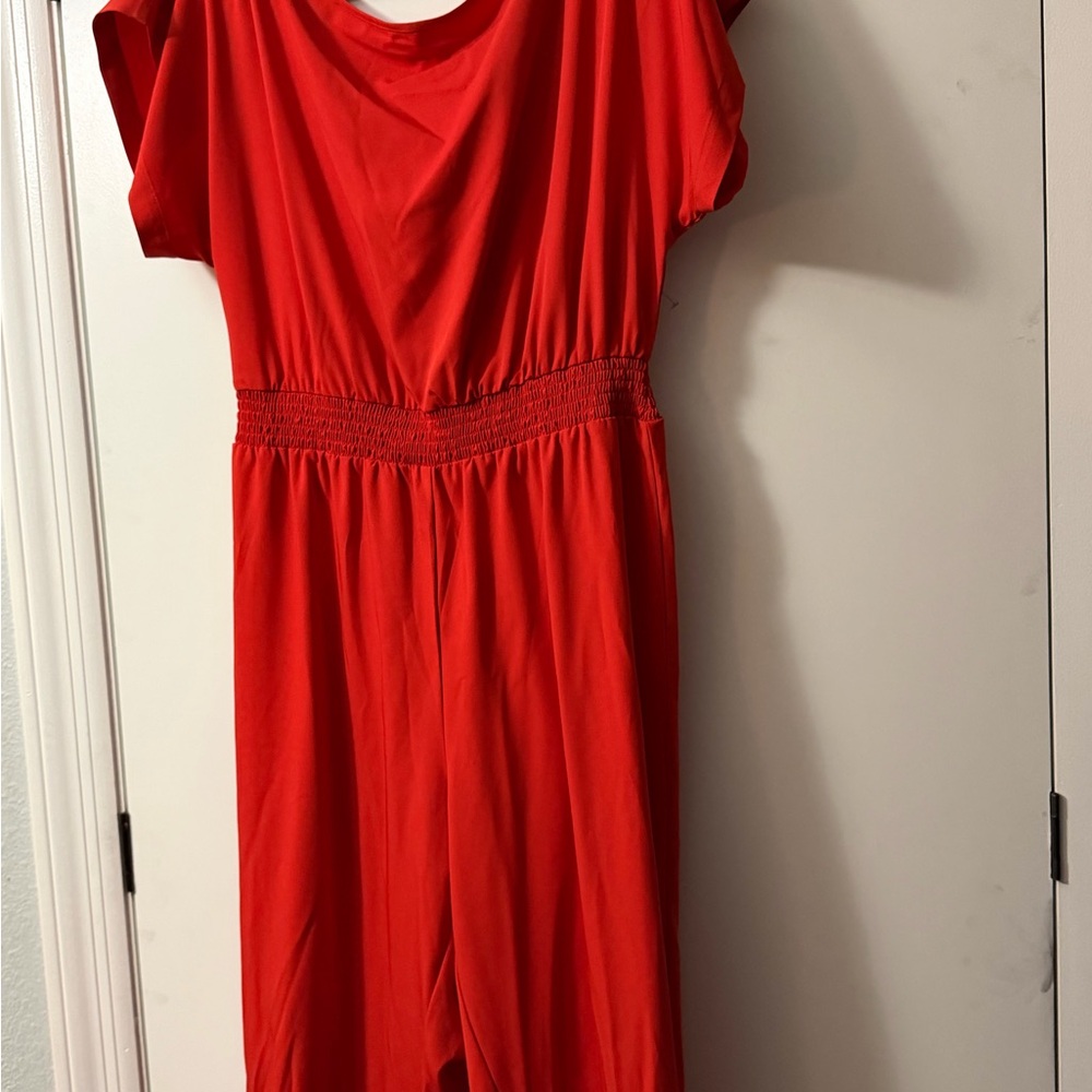 Elegant Red Women's Dress